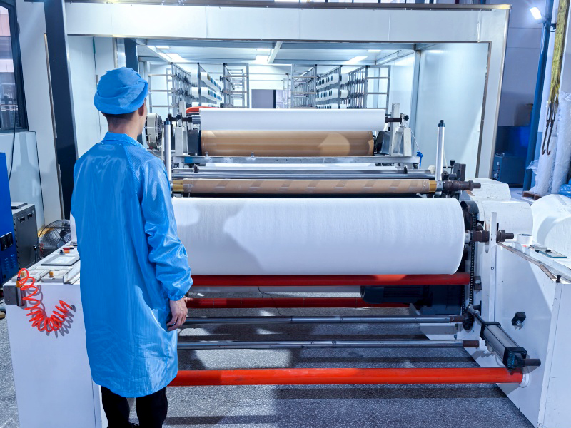 Tissu extensible machine de liaison