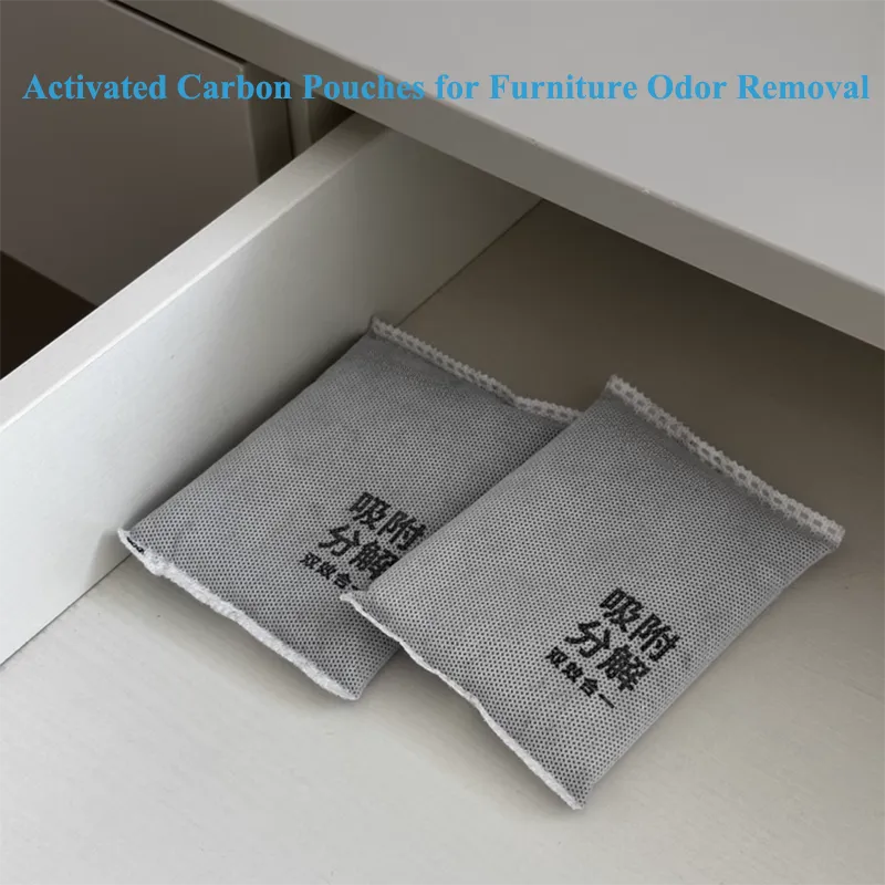 Applications du sac de charbon actif/sachet de résine