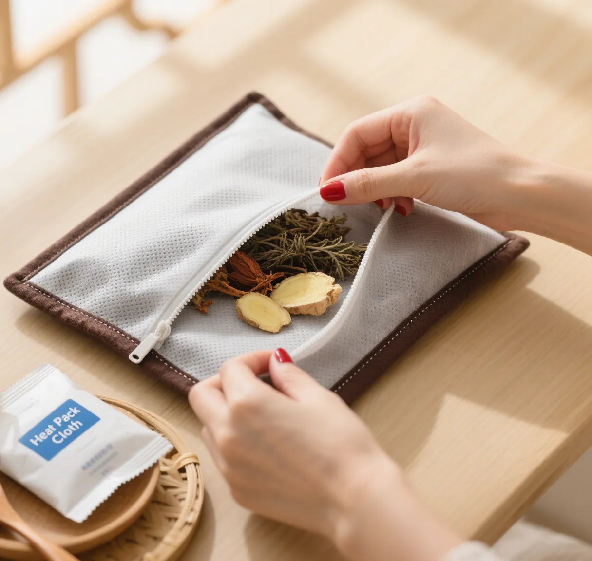 Applications de tissu non tissé pour les enveloppements de pack de chauffage