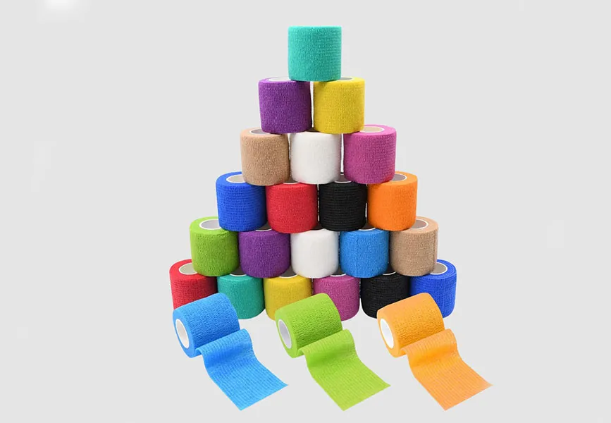 Bandage auto-adhésif élastique